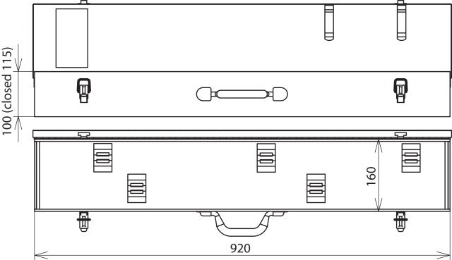 DEHN SKL 92 16 10 Steel Plate Case For Voltage Detector - 766703