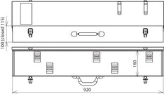 DEHN SKL 92 16 10 Steel Plate Case For Voltage Detector - 766703