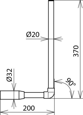 Dehn Haakse Testsonde Met M8 Bout Voor PHE 3-36KV - 766950