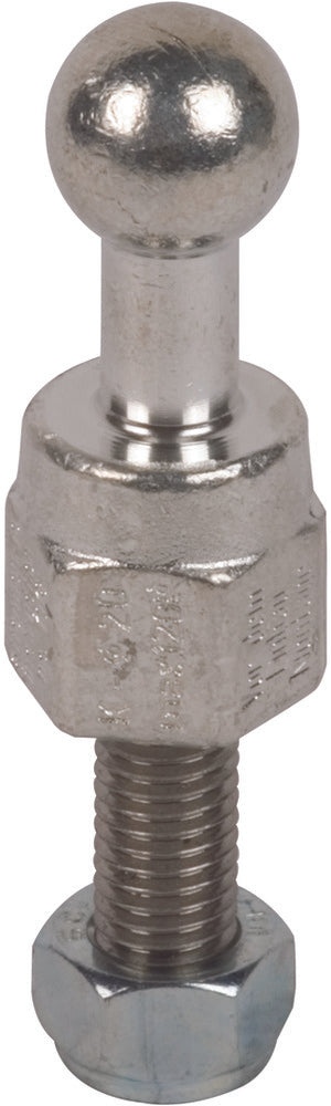 Vaste kogel 20mm met draadstift en moer M12x35mm - 754235