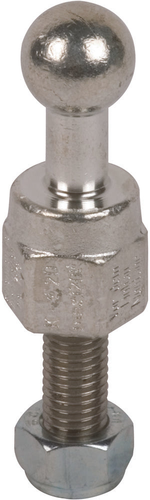 Dehn vaste kogelpen met schroefdraad en moer M12x25mm - 755225