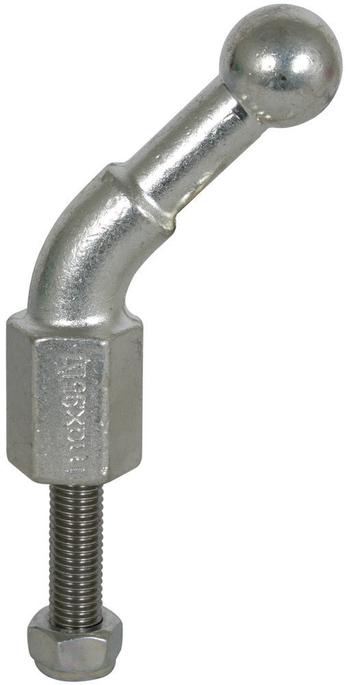 Vaste kogelpunt D25mm Schuin 45 Graden Met Draadbout M12x4 - 756245