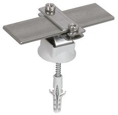 Dehn Conductor Holder StSt For Fl 30mm/Rd6-10mm With Wood Screw - 274230