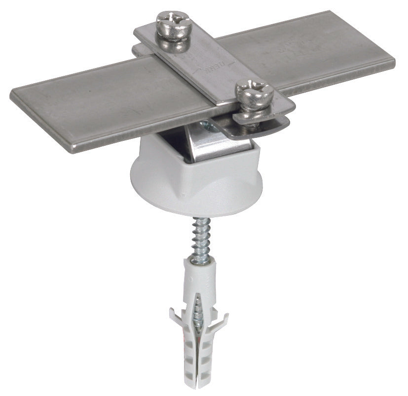 Dehn Geleiderhouder StSt Voor Fl 30mm/Rd6-10mm Met Houtschroef - 274230