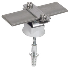 Dehn Geleiderhouder StSt Voor Fl 30mm/Rd6-10mm Met Houtschroef - 274230