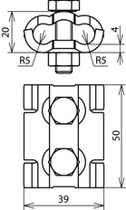 Dehn Parallelstekkerset Voor verschillende diameters Rd 4-10mm - 305000