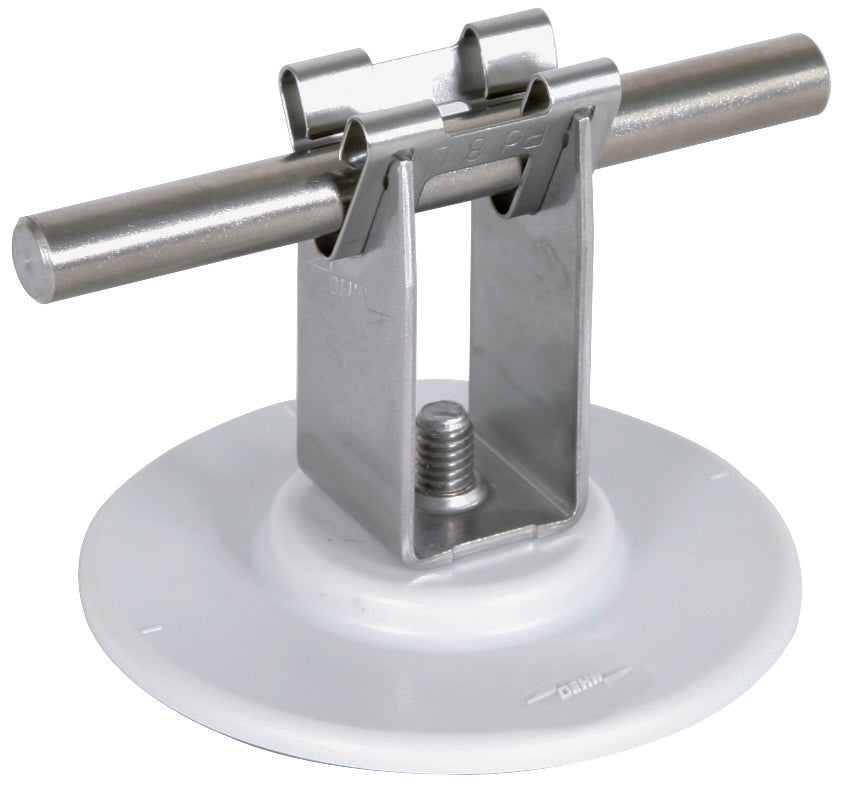 Dehn Roof Conductor Holder Adhesive Pad 32mm Stainless Steel - 297120