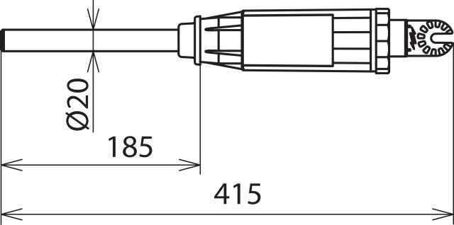 Dehn Indicative With Test Pressure PHE III 10-30KV 50Hz Category L Standby Function - 767932