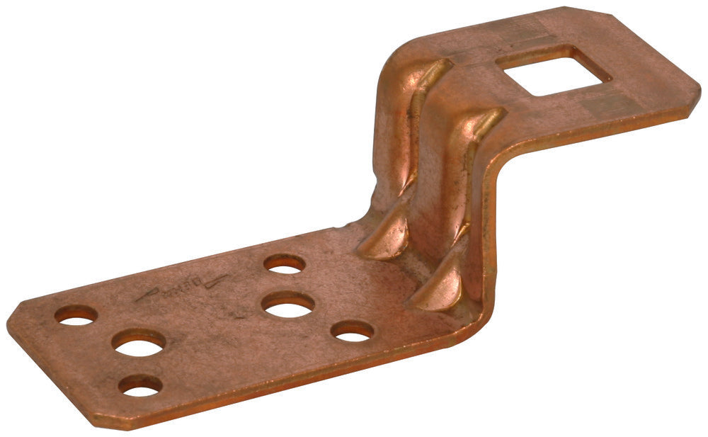 Dehn ZF B11 L81 Cu verbindingsstuk Z-vormig met klinknagelgaten - 377017 [2 stuks]