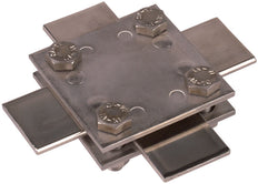 Dehn Kruiseenheid StSt V4A Voor FL 30/30mm Afmeting 60x60mm - 318233