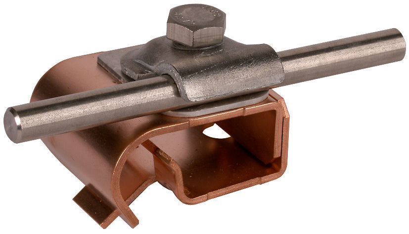 Dehn Bimetaalgootklem met dubbele klinknagel Cu-St/TZN - 339167