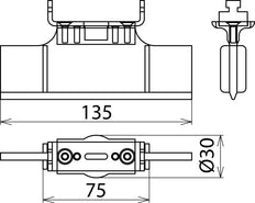 Dehn SE NH1 Sluitelement Voor NH Zekeringhouders Maat 1 - 785643