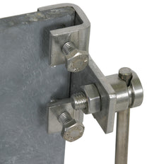 Dehn Clamp StSt Horizontal Type For Profiles With KS Connector - 372229
