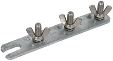 Dehn 3-polige aardingsrail M10 met vleugelmoer - 799019