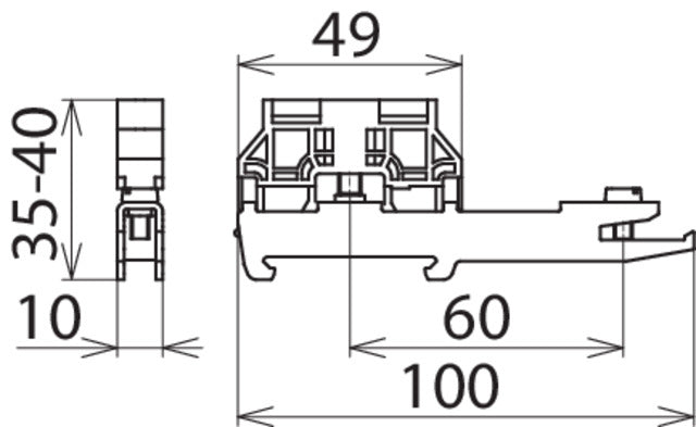 DEHN Vertind stalen railsteun voor rails - 919012