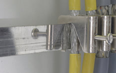 Dehn stroomrail 18x3mm Cu/Sn L 1000mm overspanningsbeveiliging - 919016