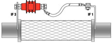 Isolerende vonkspleet met schroefdraadbouten voor Ex-ruimte - 923100