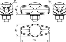 Dehn ES Scheidingsklem ZDC Voor Rd 8/10mm - 463010