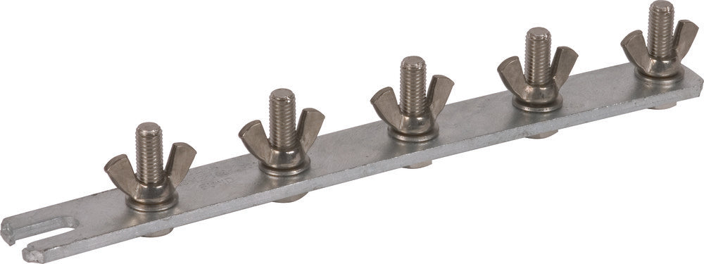 Dehn aardingsrail 290mm met M10x35 schroeven - 466192