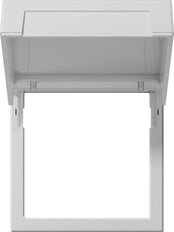 Gira montageframesysteem 55 grijs met afdekplaat - 2658015
