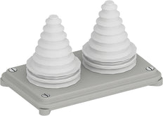 ABB ZW455 flensplaat met 2 kabeldoorvoeren 14-68mm - 2CPX039512R9999