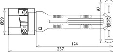 HVI Strip 27 Ontmantelingsgereedschap voor elektriciteitskabelset - 597227