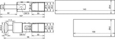 Dehn aansluitset voor HVI lange geleider D 23mm - 819147