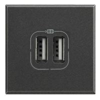 Legrand Axolute Antraciet USB-voeding 2V - BTHS4285C2