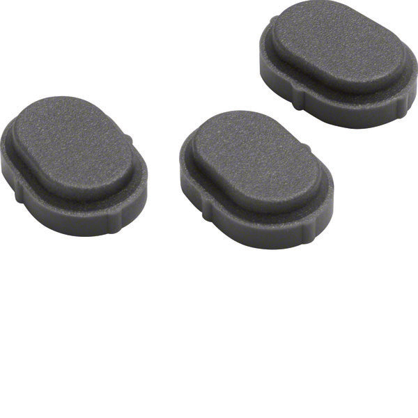 Hager Berker W1 Afdekdop voor schroefgaten Set van 4 - 18033500 [5 stuks]