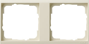 Gira Event Clear 2-weg frame crème wit - 1462721 [2 stuks]