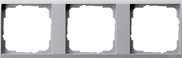 Gira 3-voudig tussenframe Event blank aluminium - 1463726