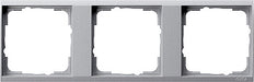Gira 3-voudig tussenframe Event blank aluminium - 1463726
