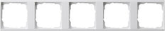 Gira 5-voudig Event Clear Frame Intermediate Wit - 1465723