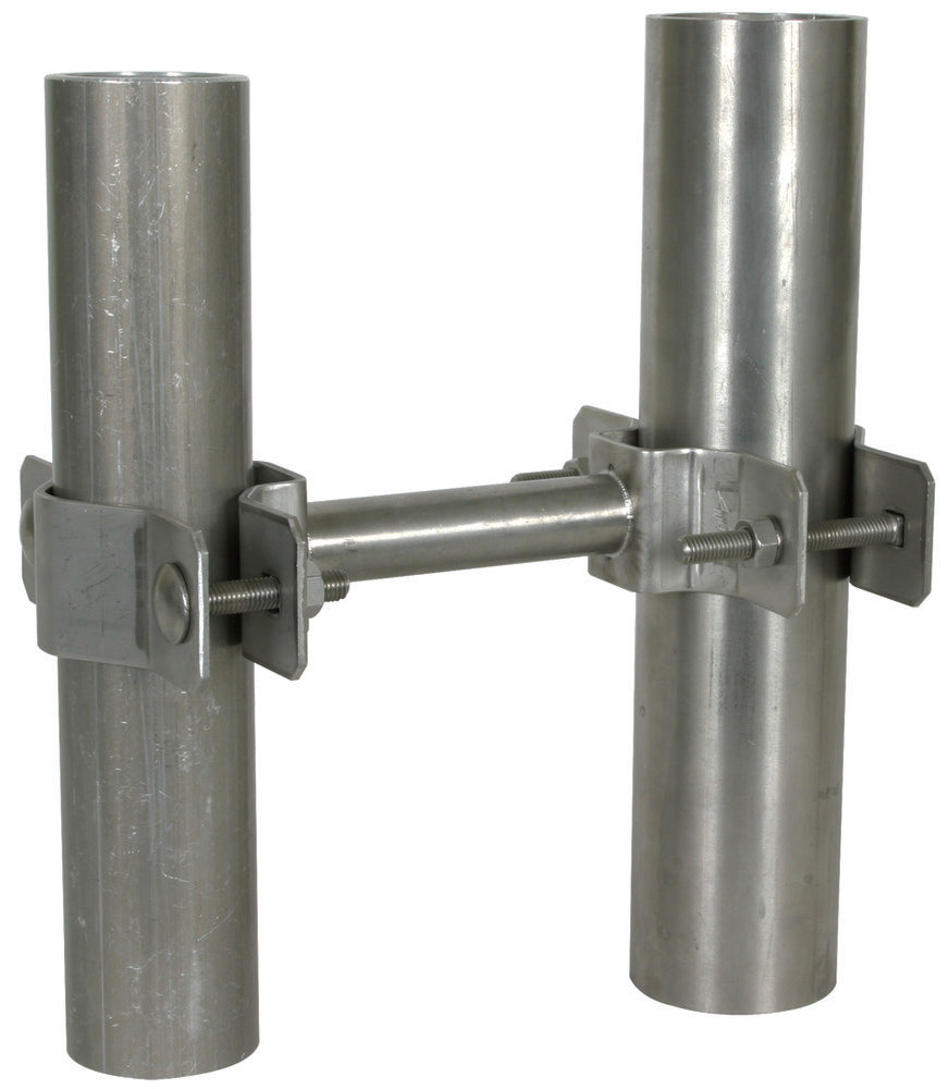 Dehn Roestvrij Staal Bevestigingsklem Voor Buizen D40/45-65mm Met Afstandhouder L95mm - 105162