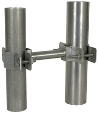 Dehn Roestvrij Staal Bevestigingsklem Voor Buizen D40/45-65mm Met Afstandhouder L95mm - 105162