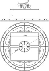 Dehn dakgeleiderhouder met steunplaat en betonblok - 253229