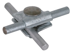 Dehn MV Klem ST TZN Voor RD 8-10MM Met spantkopschroef M10X35 - 390063
