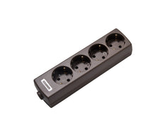 Martin Kaiser 4-Way Socket Combination 45 Degree Brown - 1048/BR [30 Pieces]