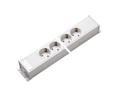 Martin Kaiser 3-Way Power Outlet Strip 45 degrees With AC166 Input+Output - 1154/3-2/WS [10 Pieces]