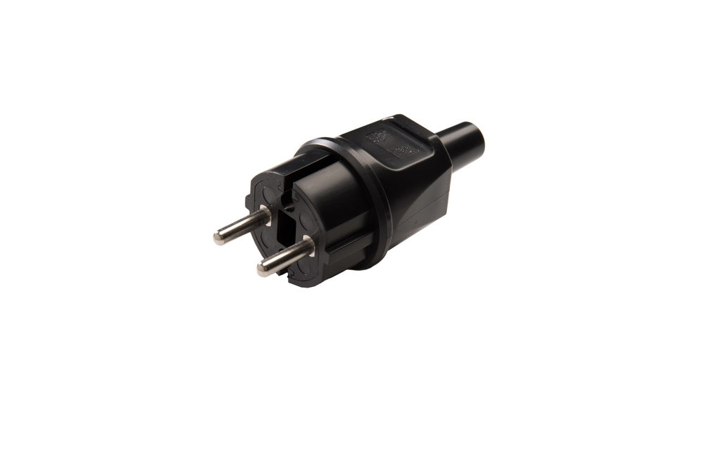 Martin Kaiser Black Contour Plug IP 44 Unearthed - 728/SW [30 Pieces]