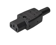 Martin Kaiser MK IEC C13 70 degrees Appliance Socket 10A Earthing Cont Cable Entry - 794/mgT/sw [25 Pieces]