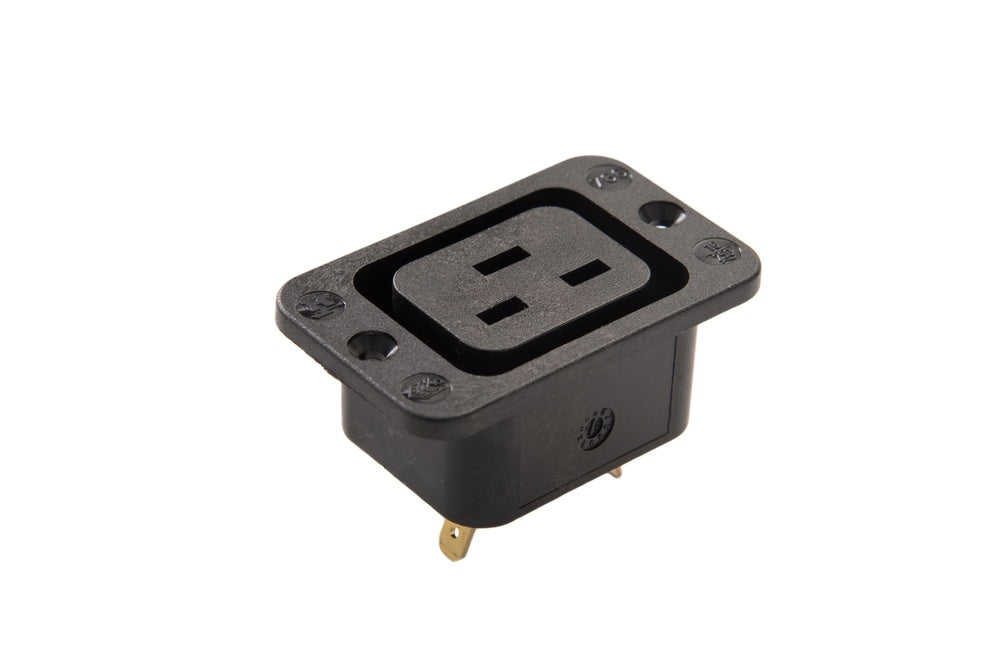 Martin Kaiser MK IEC Inlet Appliance Socket C19 70 Degree 16A Earthing Cont - 766/63/SW [25 Pieces]