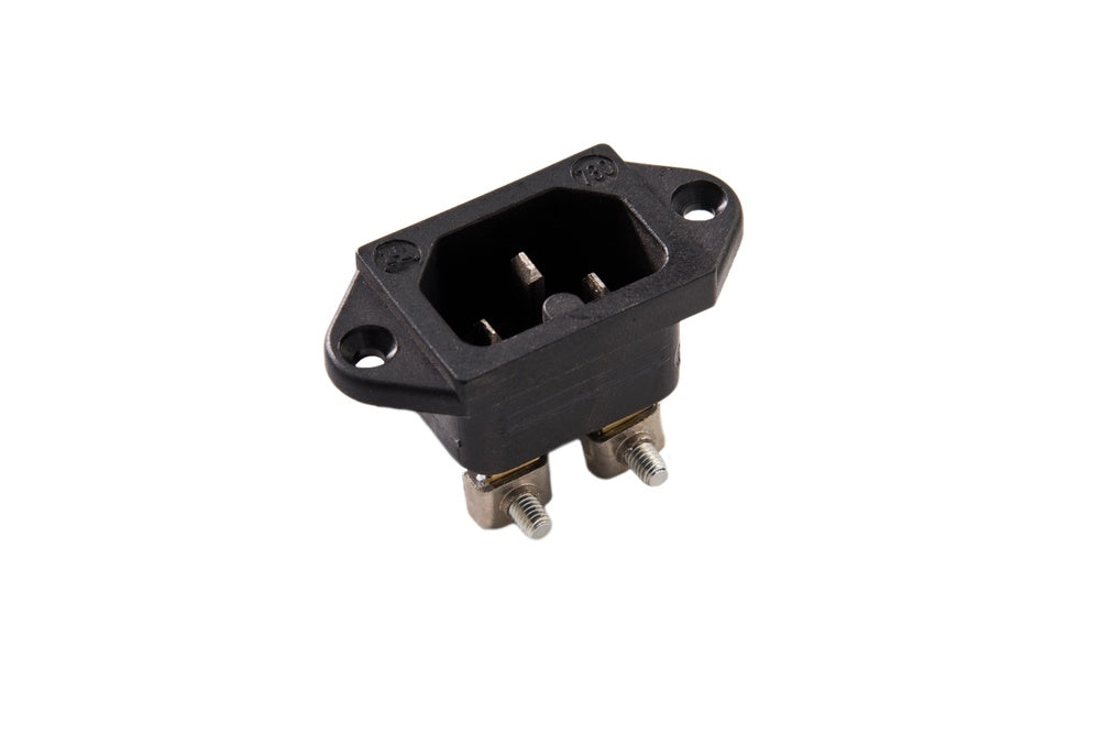 Martin Kaiser IEC Inlet Appliance Plug C16 120 degrees 10A Earthing Screw Terminal - 780/sw [50 Pieces]
