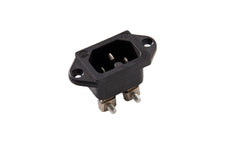Martin Kaiser IEC Inlet Appliance Plug C16 120 degrees 10A Earthing Screw Terminal - 780/sw [50 Pieces]