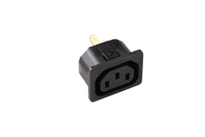 Martin Kaiser IEC Inlet Appliance Socket C13 70 Degree 10A Terminal Snap In Fixing - 796/10/48/sw [50 Pieces]