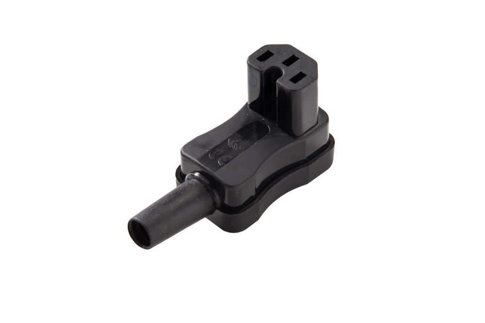 Martin Kaiser MK IEC Appliance Socket C15 120 degrees 10A Black - 797/SW [25 Pieces]