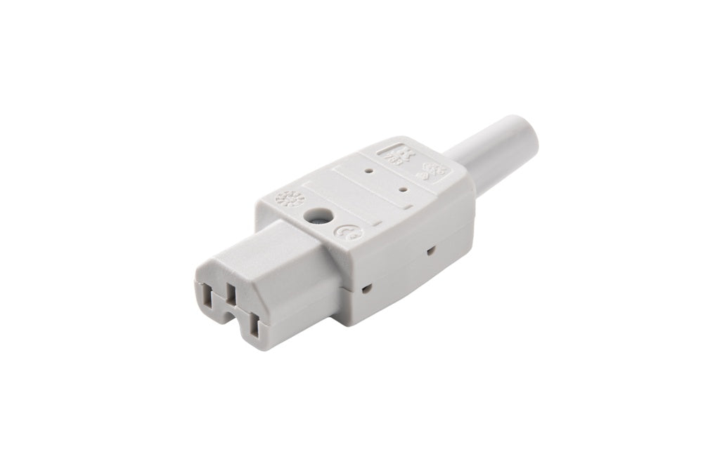 Martin Kaiser IEC Appliance Socket C15 Earthing Contact Grey - 783/gr [25 Pieces]