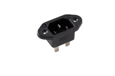 Martin Kaiser MK IEC C14 Appliance Plug Earthing Contact Faston 4.8 - 777/48/sw [100 Pieces]
