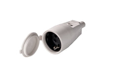 Martin Kaiser PVC Coupling Socket With Earthing Contact IP44 Grey - 552/gr [20 Pieces]