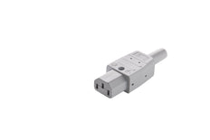 Martin Kaiser MK IEC C13 70 Degree 10 Amp Appliance Plug Grey - 794/gr [25 Pieces]